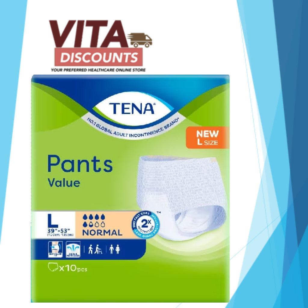 Tena Pants Value Size L (1 Pack x 10's)