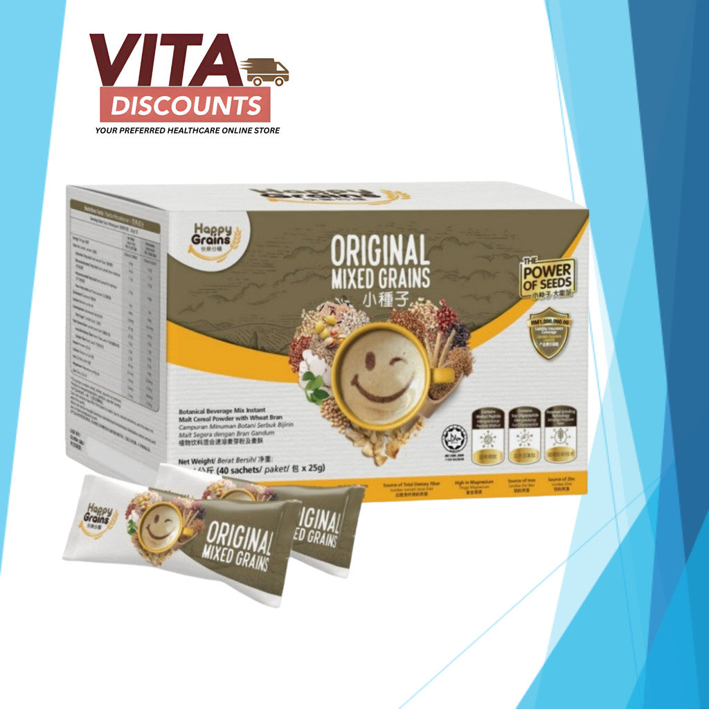 Happy Grains Original Mixed Grains Powder (25g x 40's) [Exp 12/2026]