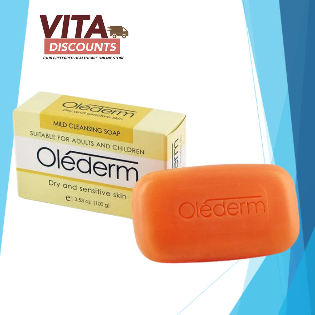 Olederm Mild Cleansing Soap (100g x 1/3 Pack) [Exp 02/2027]