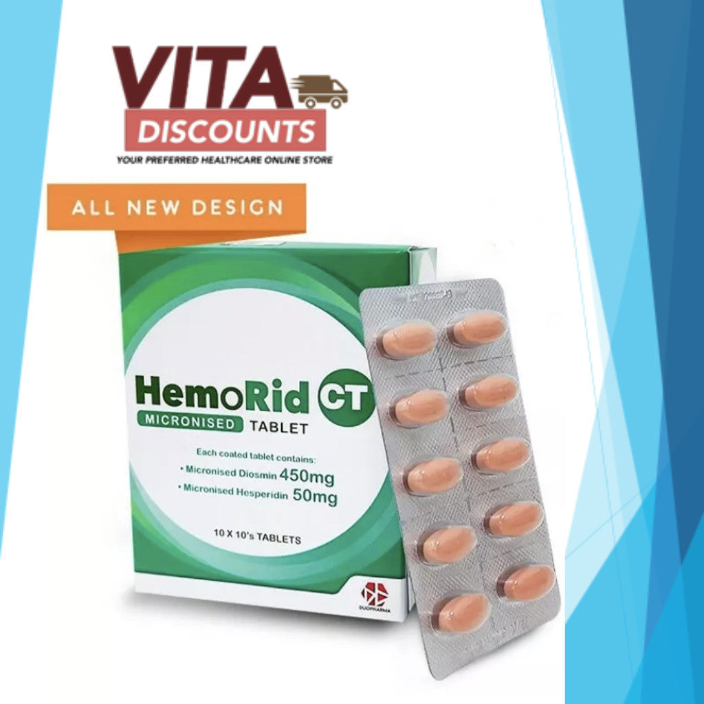 Hemorid Ct 450/50mg Mtabs (100's) [Exp 01/2028]