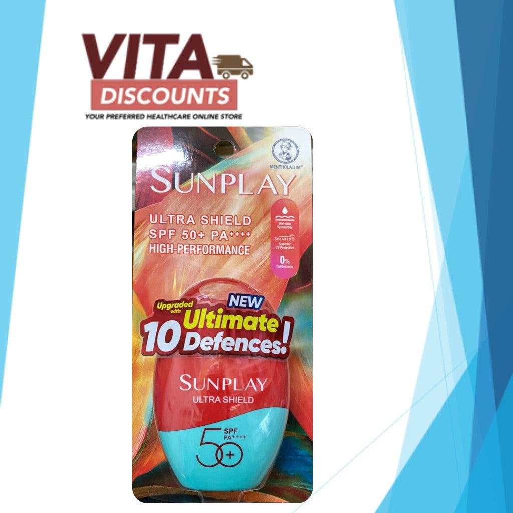 Mentholatum Sunplay Ultra Shield Spf50 Pa+ High-Performance (35g) [Exp 11/2027]