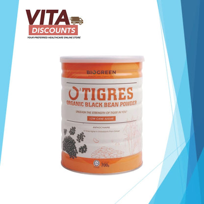 Biogreen O'Tigres Powder Low Cane Sugar (700g) [Exp 07/2027]
