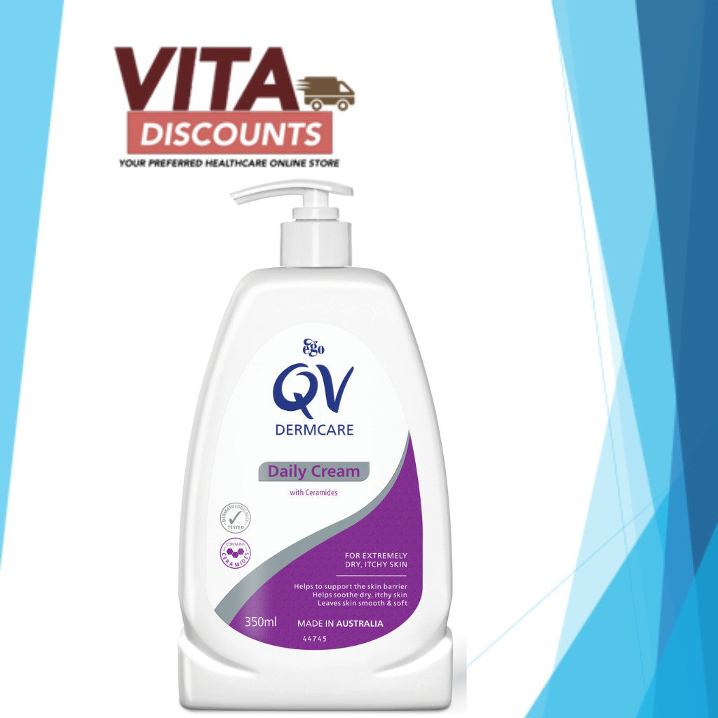 Qv Dermcare Daily Cream With Ceramides (350ml) [Exp 04/2029]