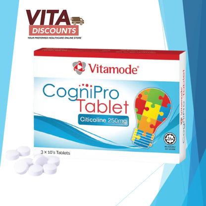 Vitamode Cognipro 250mg Tabs (30's) [Exp 07/2027]