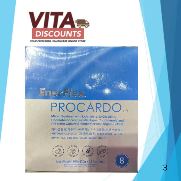 Enerflex Procardo 4.0 Powder (20g x 15's) [Exp 04/2027]