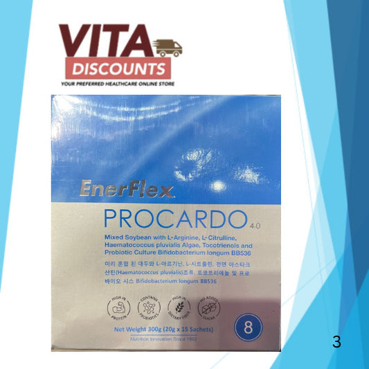 Enerflex Procardo 4.0 Powder (20g x 15's) [Exp 04/2027]