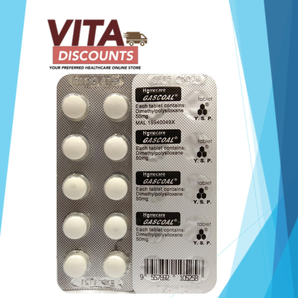 Gascoal 50mg Tablets One Strip (10's) [Exp 01/2028]