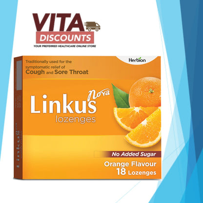 Herbion Nova Linkus No Sugar Lozenges Honey Lemon / Cherry / Orange (18's) [Exp 11/2026]