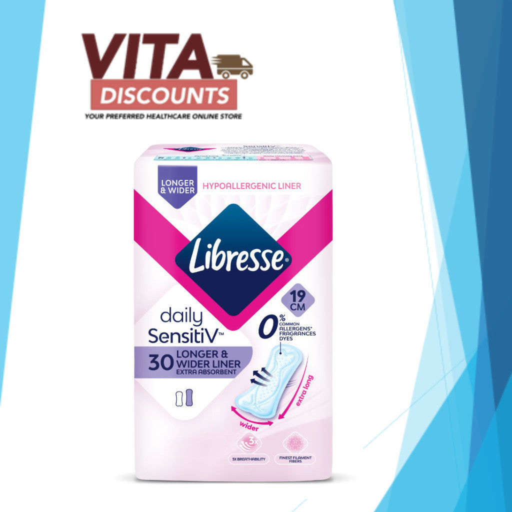 Libresse Daily Sensitiv Longer & Wider Liner (30's)