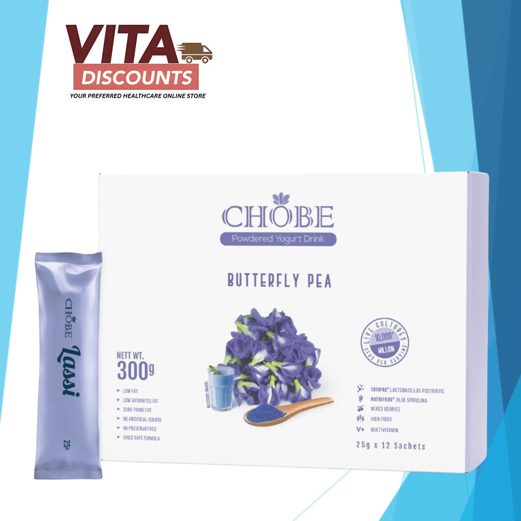 Chobe Powdered Yogurt Drink Butterfly Pea (25g x 12's)