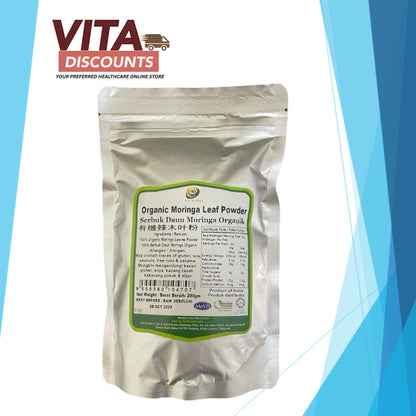Lohas Organic Moringa Leaves Powder (200g)