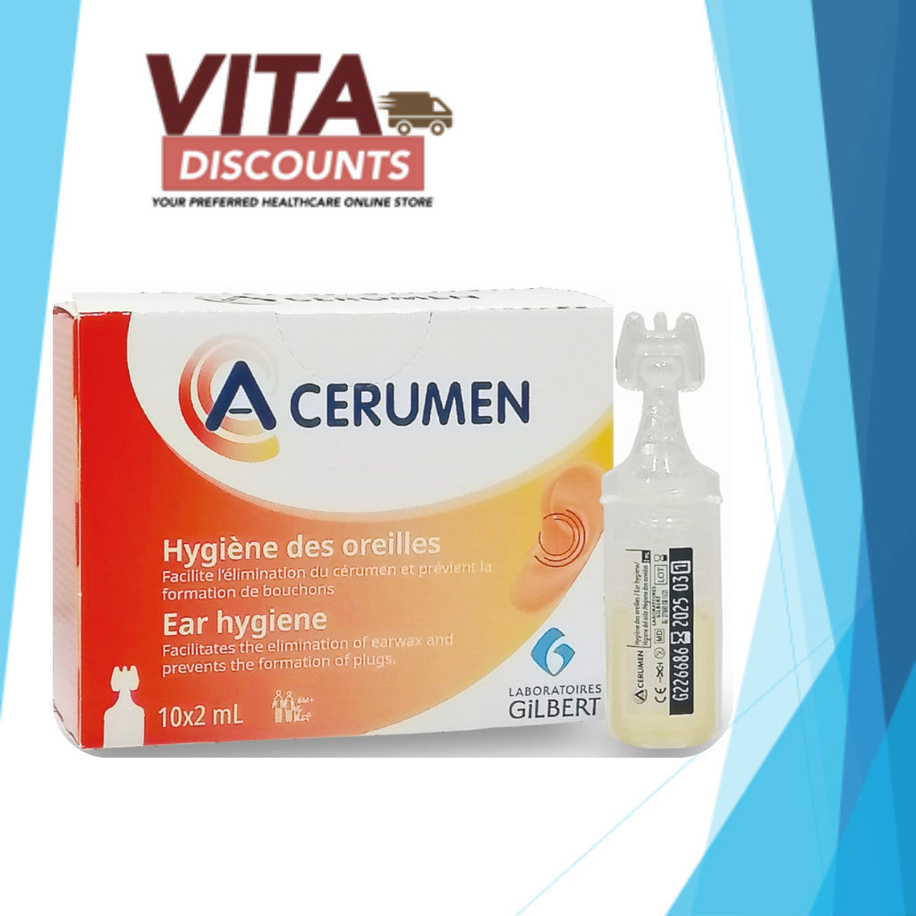 A-Cerumen Ear Hygiene Drops (2ml x 10's) [Exp 04/2028]