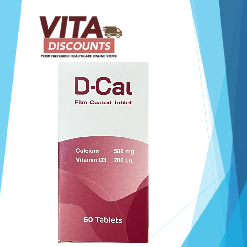 Dcal 500mg/200Iu Tabs (60's) [Exp 08/2027]