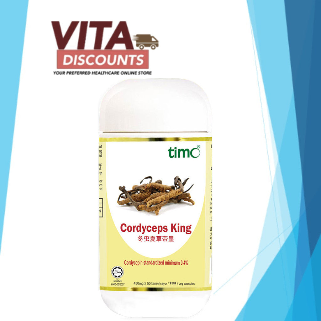 Timo Cordyceps King 450mg Vcaps (50's) [Exp 05/2027]