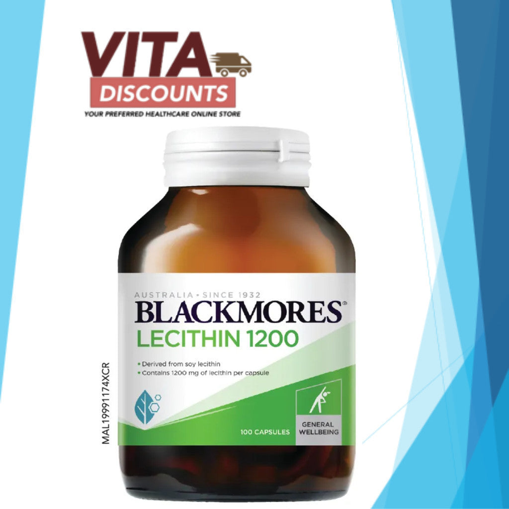 Blackmores Lecithin 1200mg Caps (100's x 1/2 Pack) [Exp 11/2027]