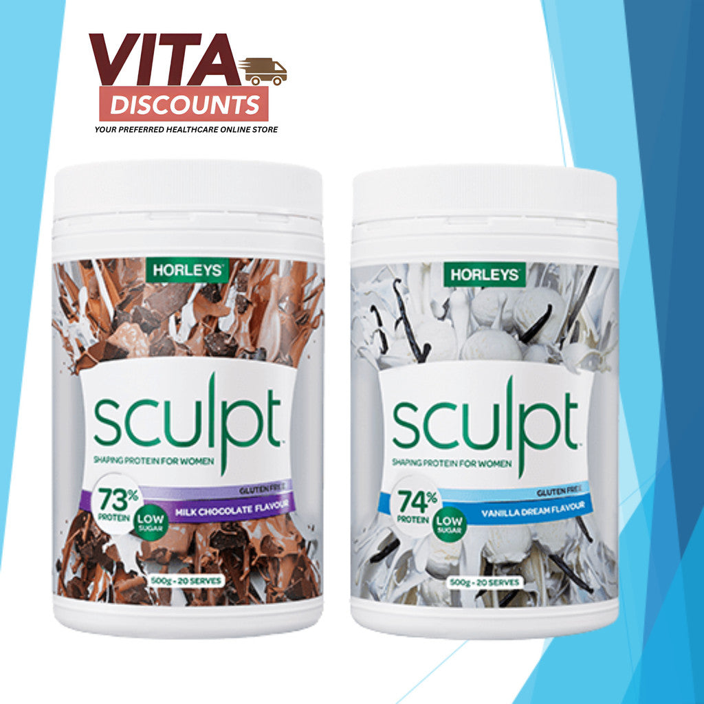 Horleys Sculpt Powder - Vanilla Dream Flavour/Milk Chocolate Flavour (500g)