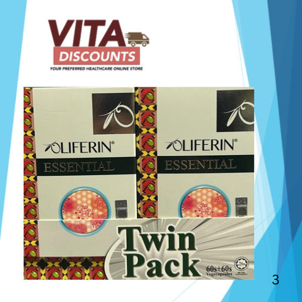 Oliferin Essential Caps (60's x 2 Pack) [Exp 05/2027]