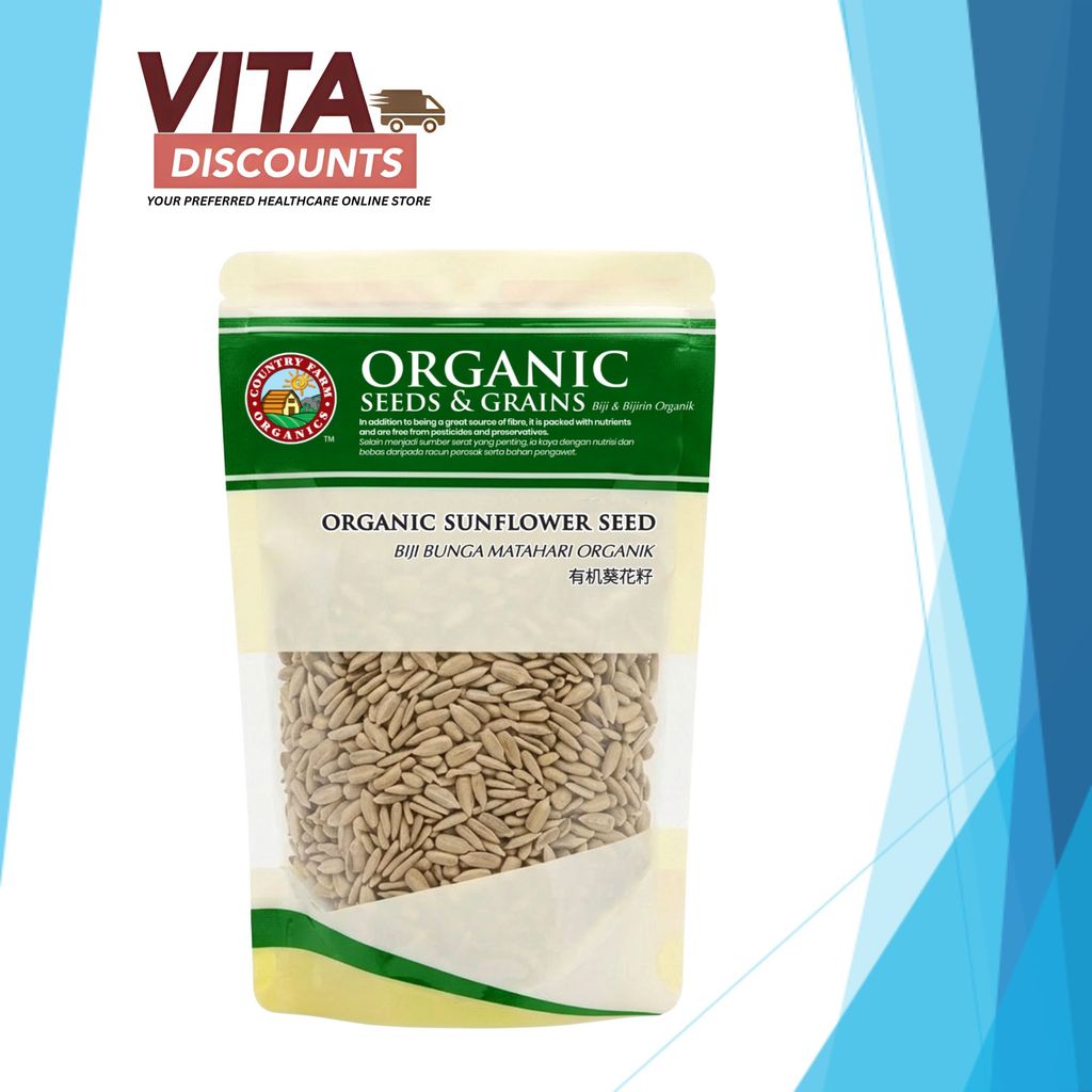 Country Farm Organics Certified Organic Sunflower Seed (200g) [Exp 05/2027]