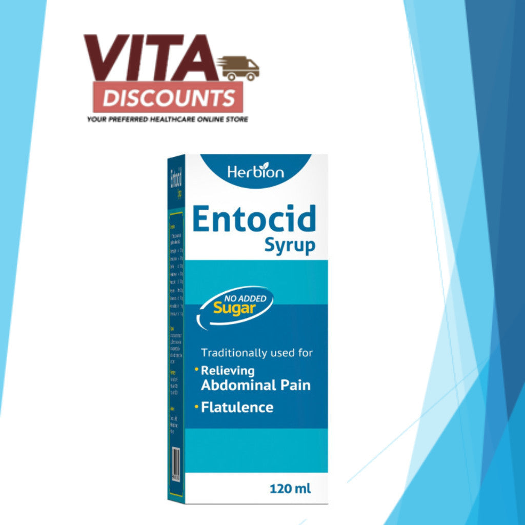Entocid Syrup (120ml) [VitaDiscounts Official Store]