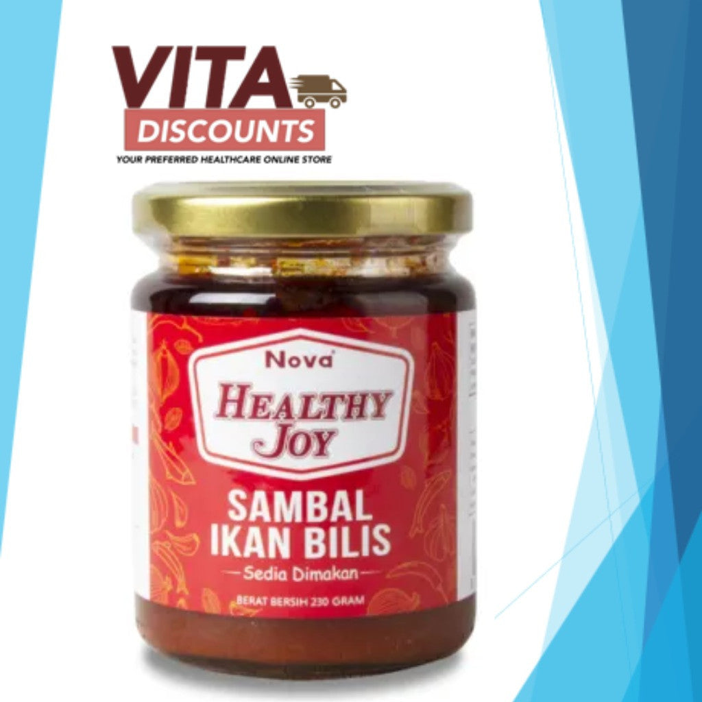 Nova Healthy Joy Sambal Ikan Bilis / Belacan (230g)