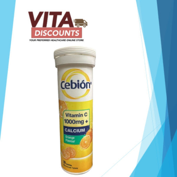 Cebion Vitamin C 1000mg + Calcium Etabs Single Tube (10's) [Exp 03/2027]