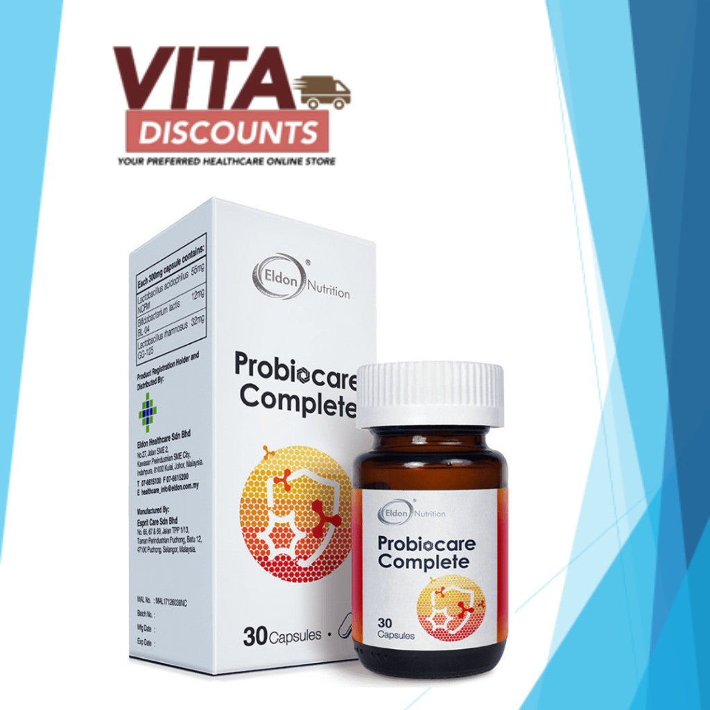 Eldon Nutrition Probiocare Complete Advance Caps (30's) [Exp 03/2027]  [Extra 2 Gift]