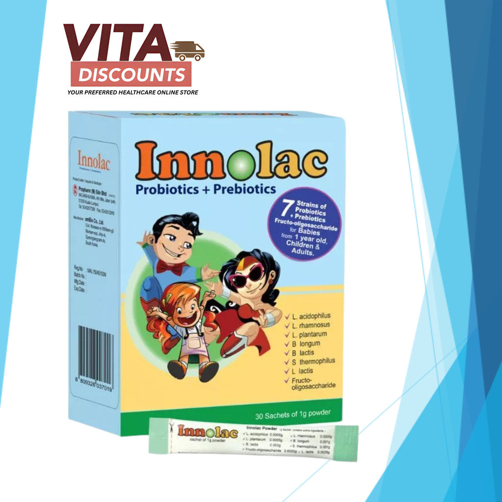 Innolac Daily Health Supplement Probiotic+Prebiotic Powder (1g x 10's)