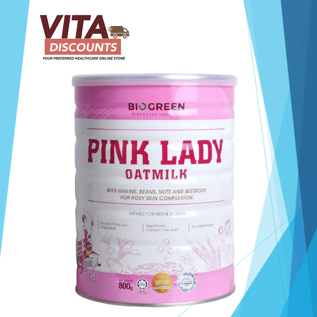 Biogreen Pink Lady Oatmilk Powder (800g) [Exp 06/2028]