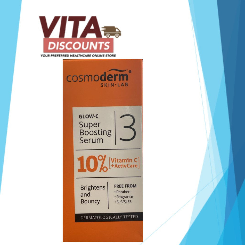 Cosmoderm Glow-C Super Boosting Serum (30ml) [Exp 01/2028]