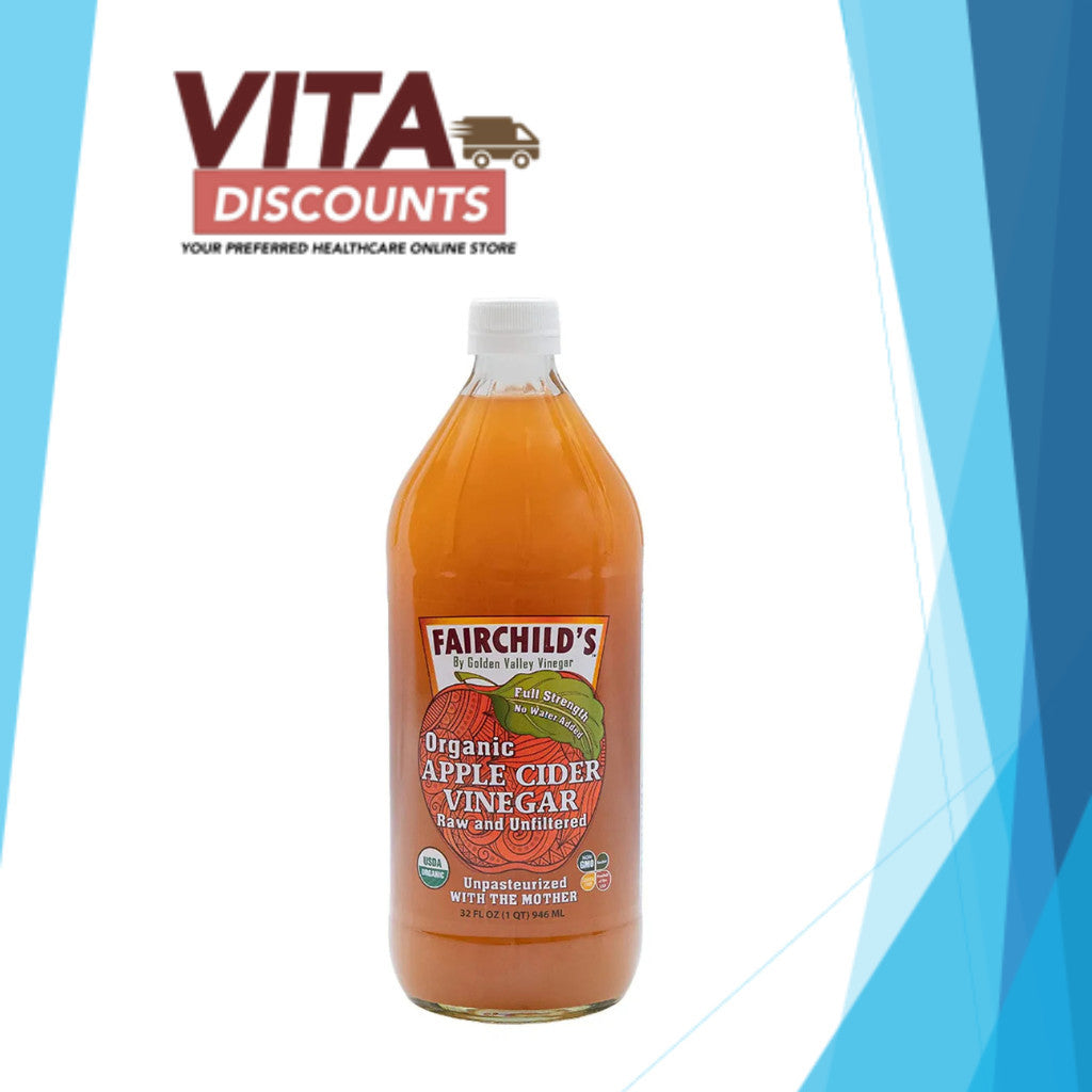 Fairchild's Organic Apple Cider Vinegar (946ml) [Exp 12/2028]