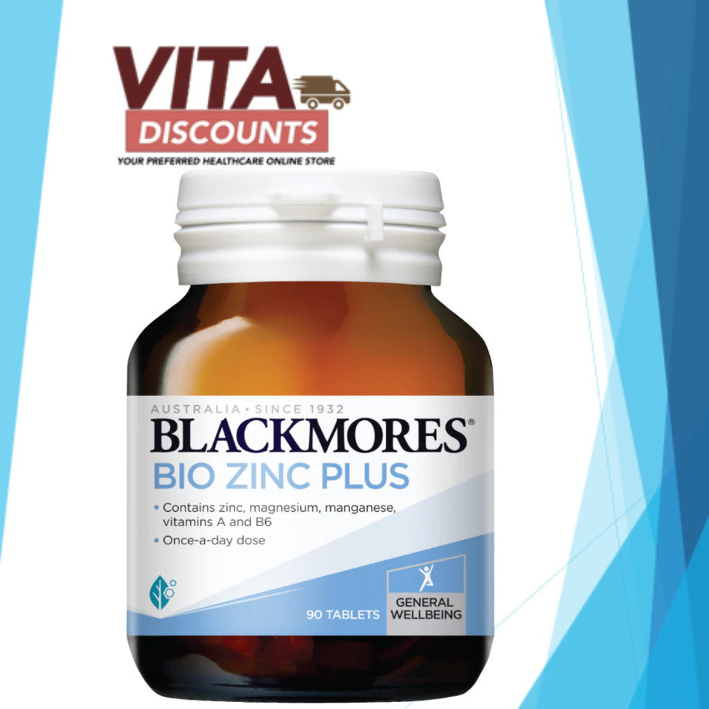 Blackmores Bio Zinc Plus Tabs (30's/90's) [Exp 02/2027]