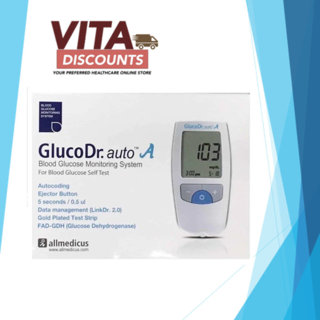 Glucodr. Auto A Blood Glucose Monitoring System With Test Strips (25's)