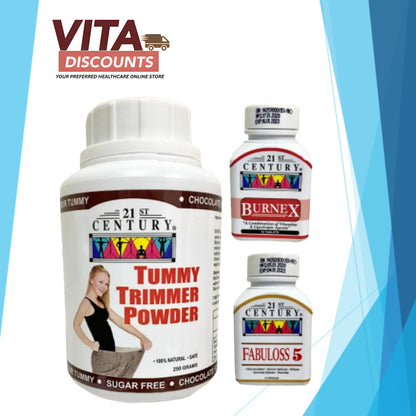 21St Century Tummy Trimmer Powder 250g+Gifts [Exp 01/2029]