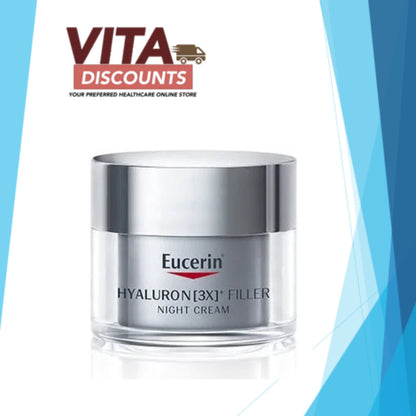 Eucerin Anti-Age Hyaluron 3X+Filler Night Cream (50ml) [Exp 06/2028]