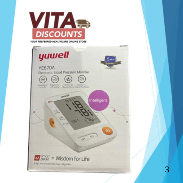 Yuwell Electronic Blood Pressure Monitor Ye670A