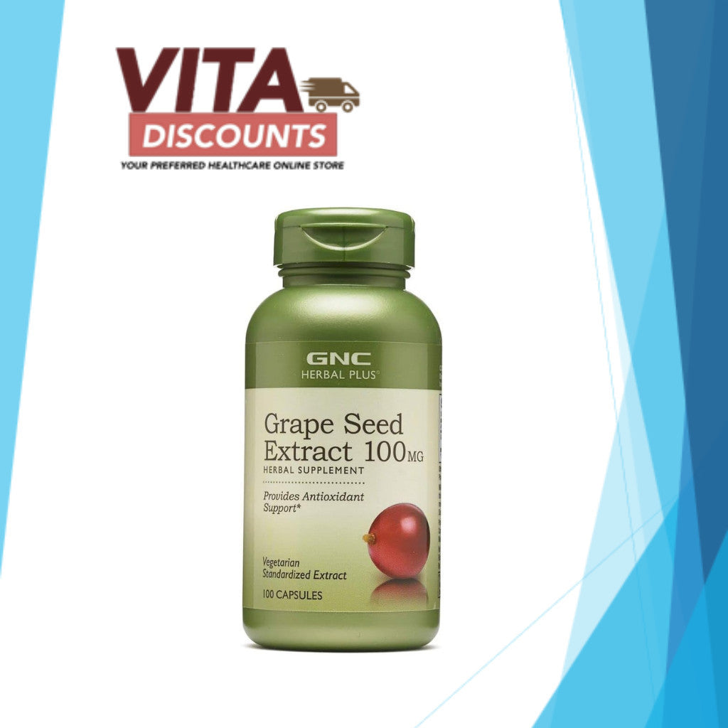 Gnc Grape Seed Extract 100mg Vcaps (100's)