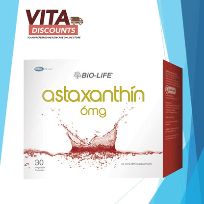 Bio-Life Astaxanthin 6mg Vcaps (30's) [Exp 04/2027]