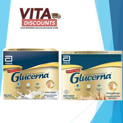 Glucerna Triple Care Powder - Vanilla/Wheat (1.48kg) [Exp 02/2028]