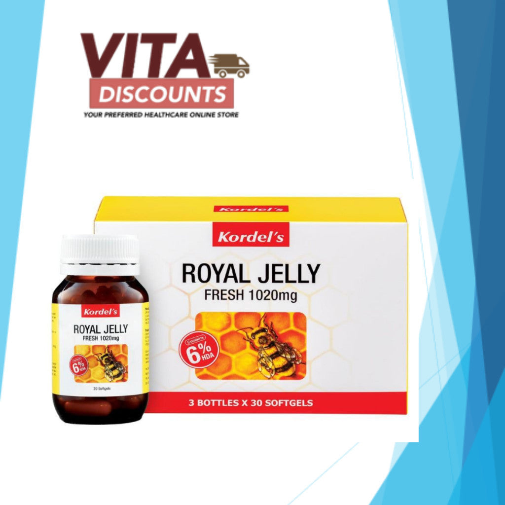 Kordel's Royal Jelly Fresh 1020mg Sgels (30's x 3 Pack)