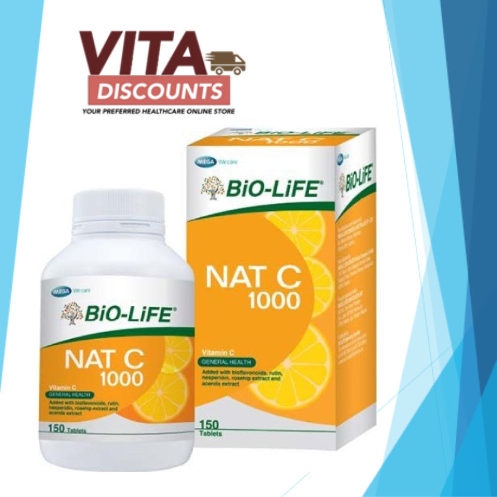 Bio-Life Nat C 1000 Tabs (30's/150's)