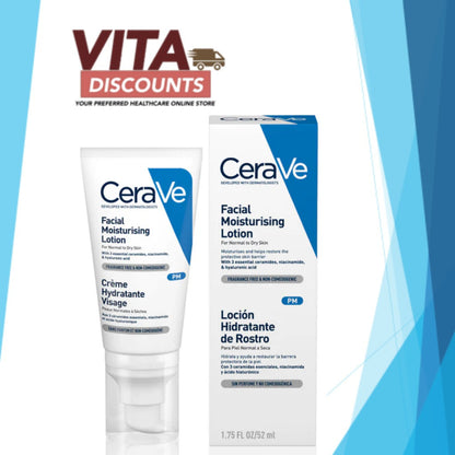 Cerave Facial Moisturising Lotion Am Spf30/Spf50/Pm (52ml) [Exp 03/2028]