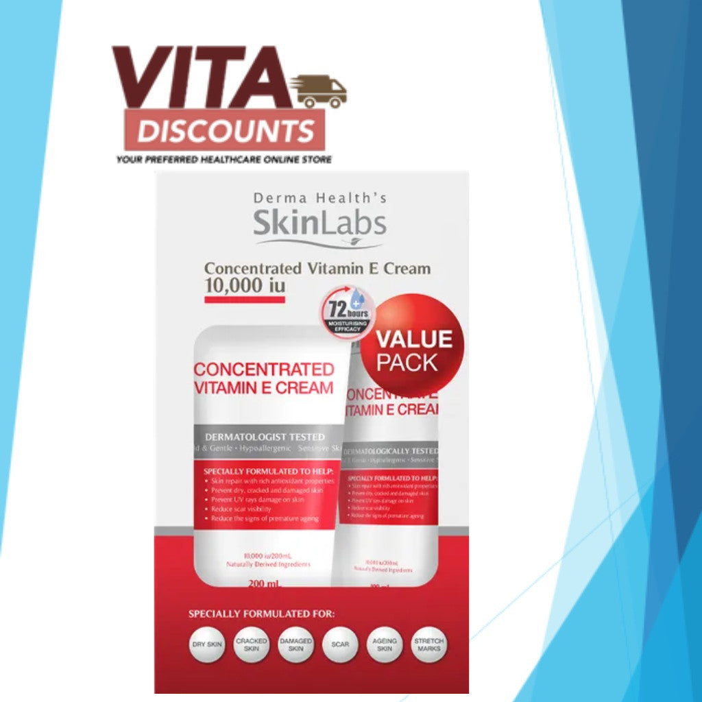 Skinlabs Concentrated Vitamin E Cream (200 + 100ml) [Exp 07/2027]