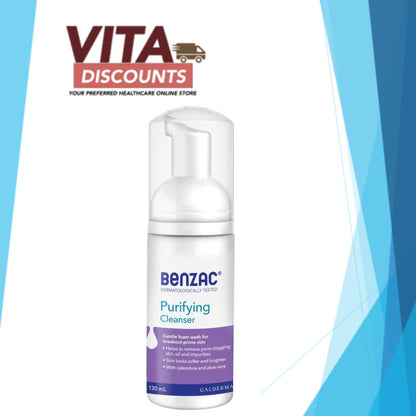Benzac Purifying Cleanser (130ml) [Exp 06/2027]