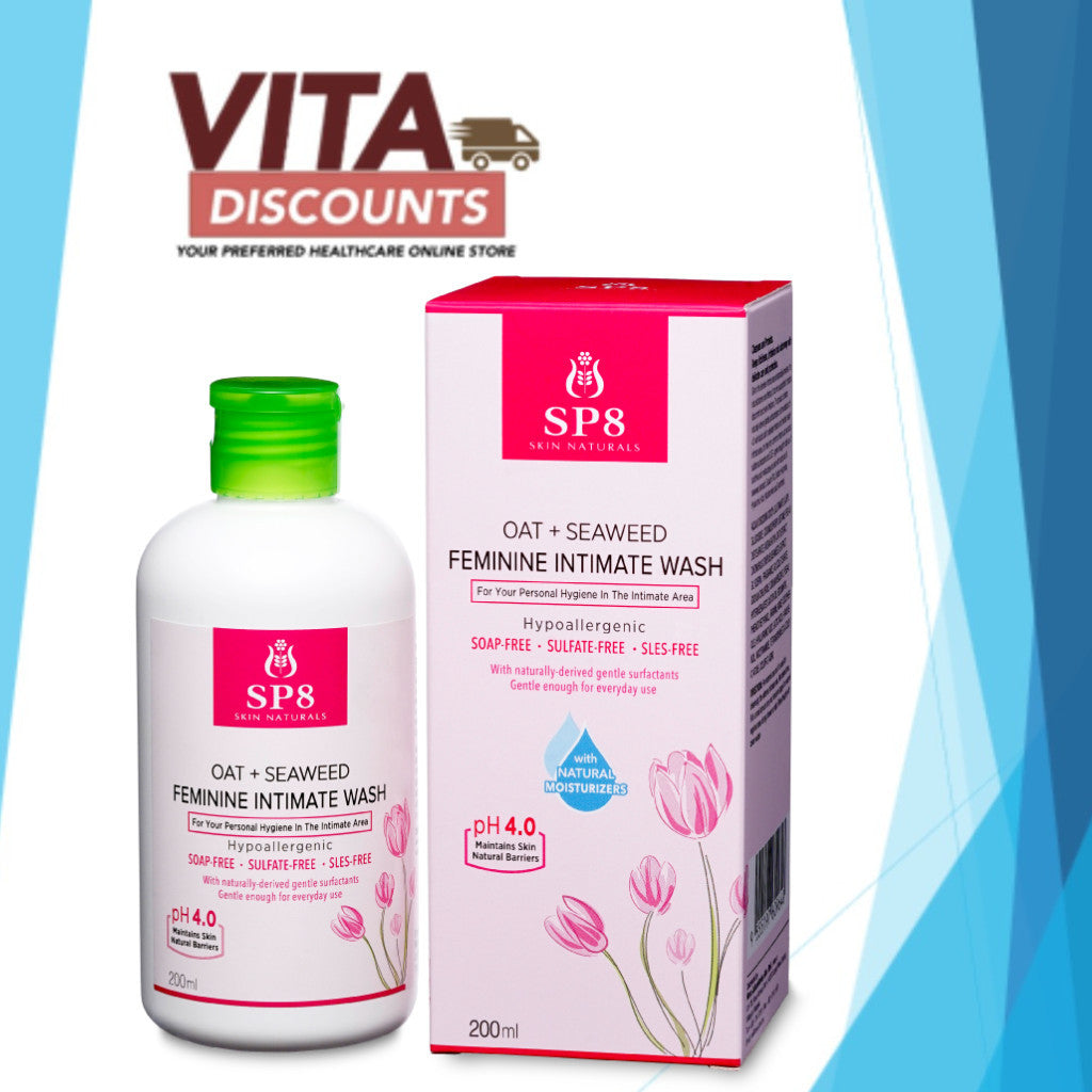 Sp8 Oat + Seaweed Feminine Intimate Wash (200ml) [Extra 1 Gift]