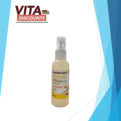 Saniscrub E Hand Sanitizer (60ml/500ml) [Exp 06/2027]
