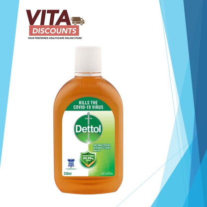 Dettol Liquid (250ml) [Vitadiscounts Official Store]