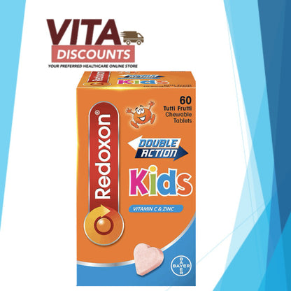 Redoxon Double Action Kids 250mg Ctabs Tutti Frutti (60's) [Exp 12/2026]