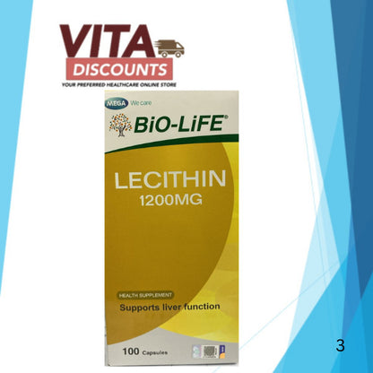 Bio-Life Lecithin 1200mg Caps (100's) [Exp 08/2027]