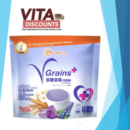 Good Morning V Grains Plus Powder Blue Small Pack (30g x 12's)