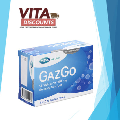Mega Gazgo 200mg Sgcaps (10's) [Exp 05/2028]